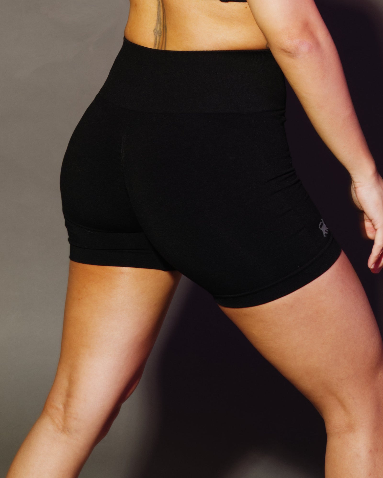 Seamless Shorts Black